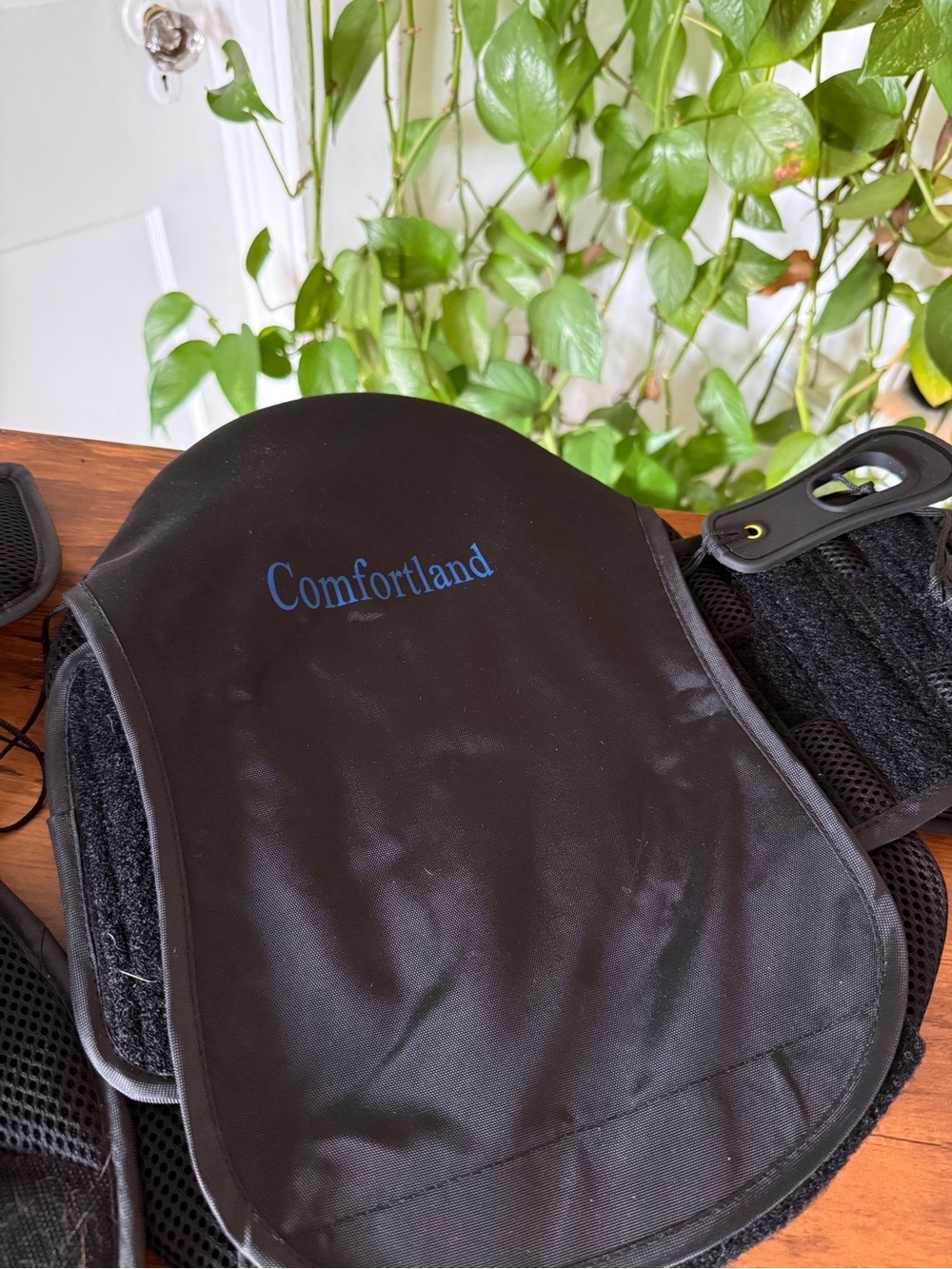 Comfortland Black Back Brace Support - Picture 3 of 9